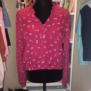 Ditsy Dream Hippie Rose Blouse